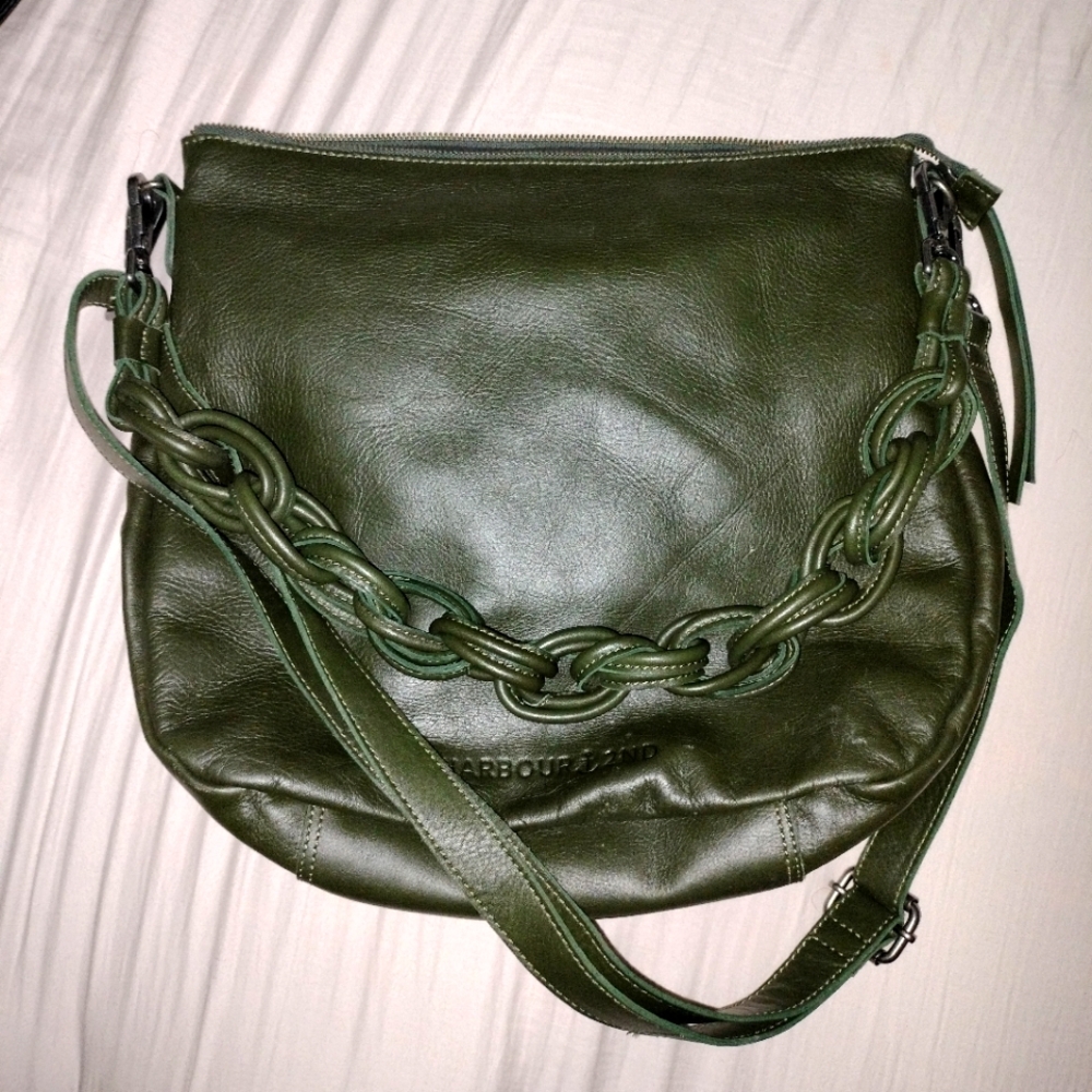 Green Leather Women's Bag